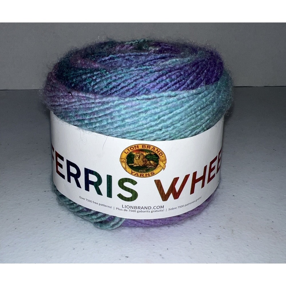 Lion Brand Yarn Ferris Wheel Cotton Candy 3oz 270yd New